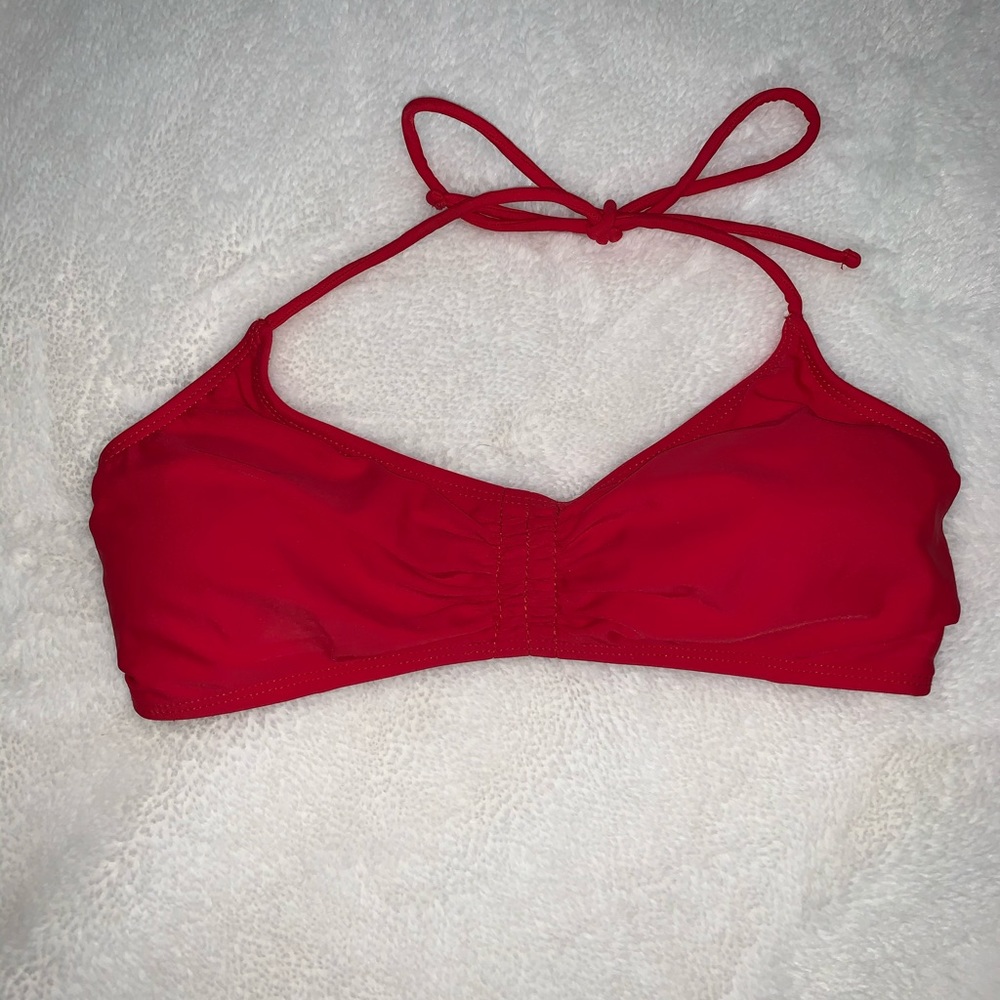 Red bikini top